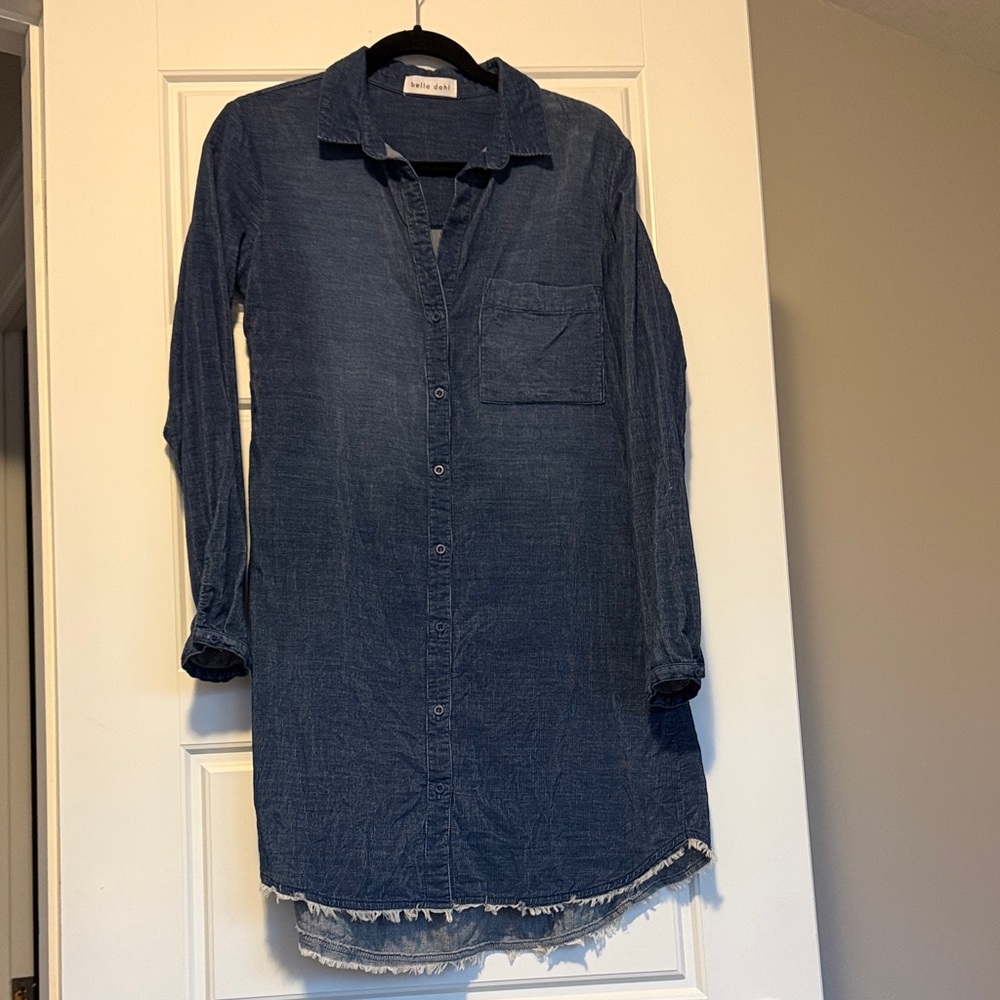 Bella Dahl Indigo Ribbed Dress